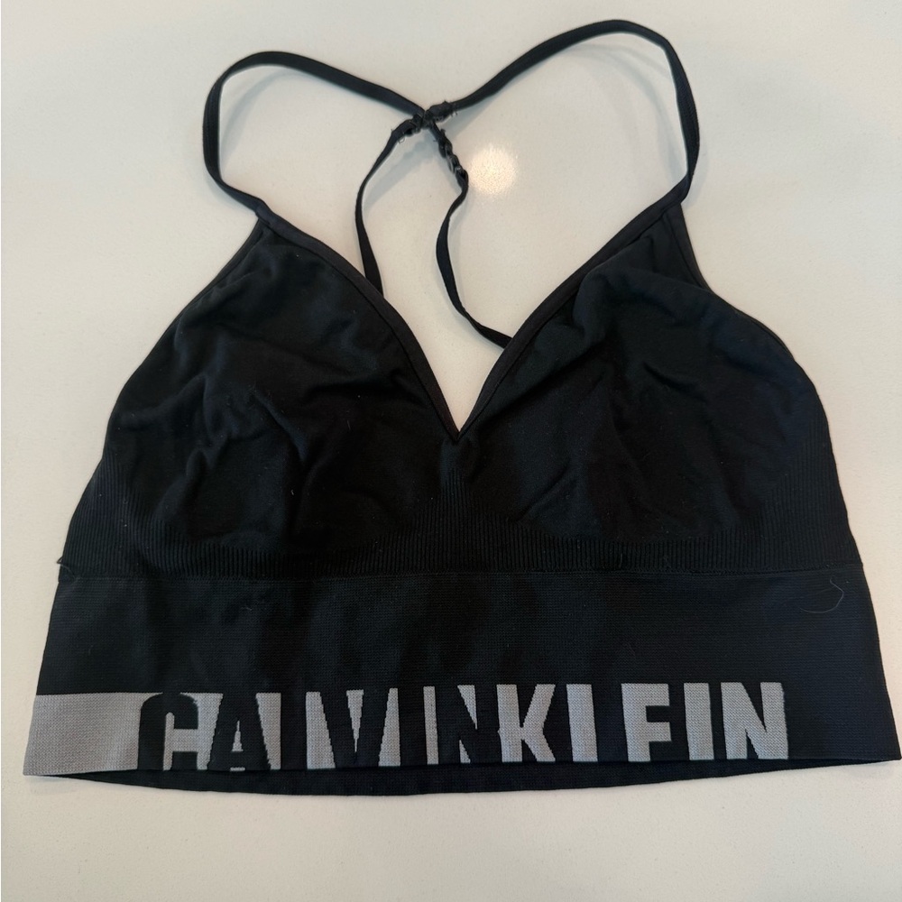CALVIN KLEIN Women’s Seamless Unlined Bralette, Size Small